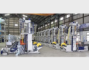 ECONOMICAL E-TYPE HDPE/LDPE HIGH SPEED BLOWN FILM LINE